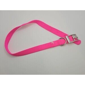 Dog Collar Size M Medium Bright Pink Adjustable NEW